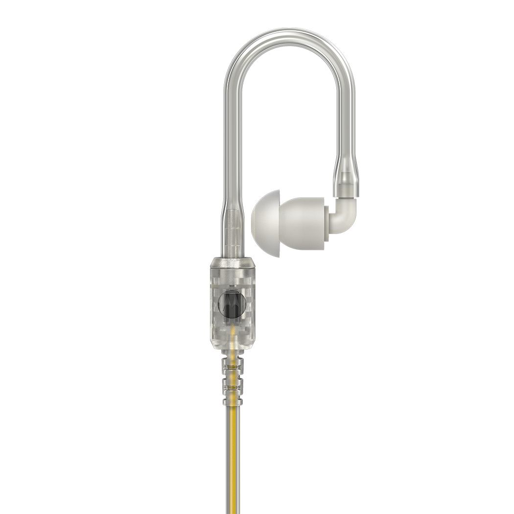 PMLN8120A Motorola 3.5mm Receive Only Xtra Loud Translucent Tube RSM Earpiece