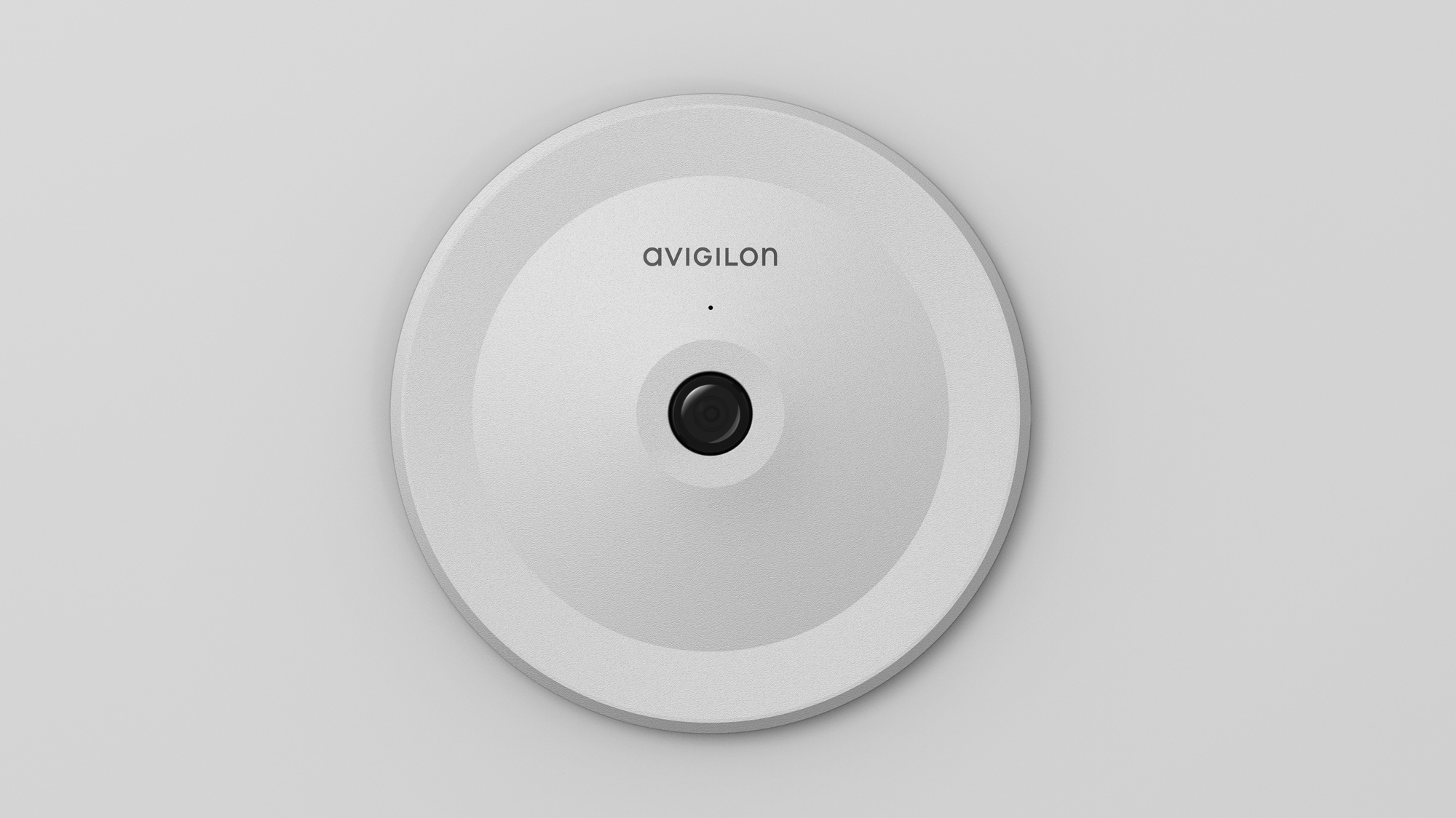 Avigilon H5A Fisheye Camera, In-Ceiling Mount (front view installed)