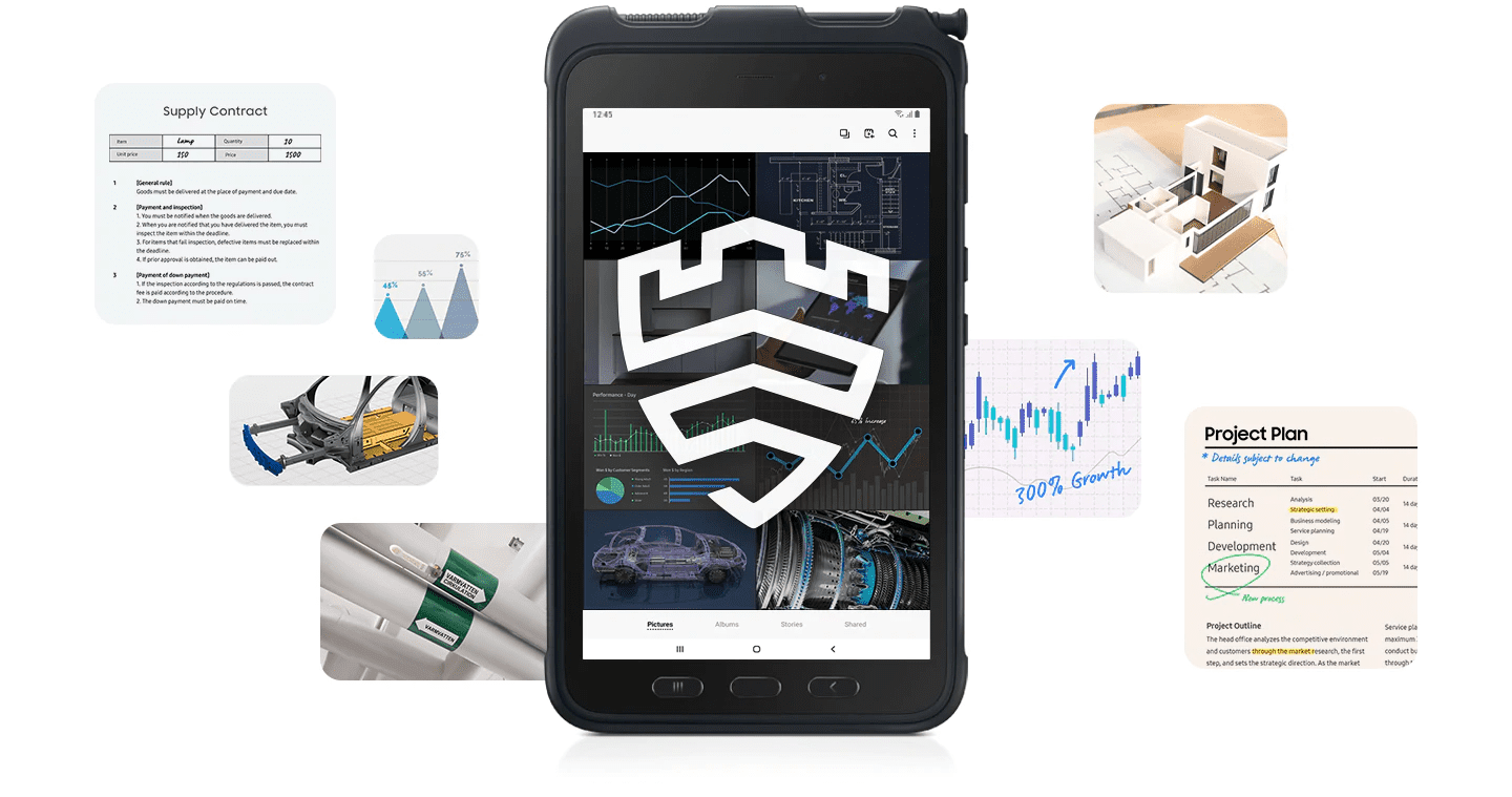 Samsung Galaxy Tab Active3 - Defence-grade security for your business