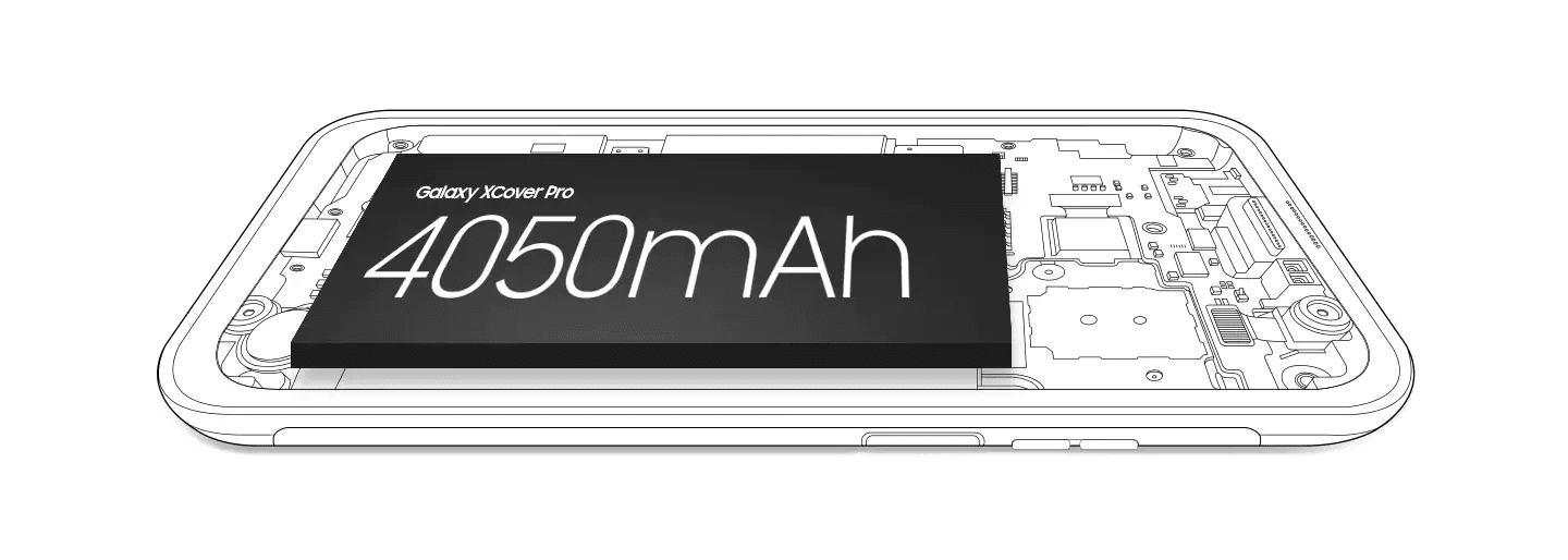Samsung Galaxy XCover Pro battery illustration